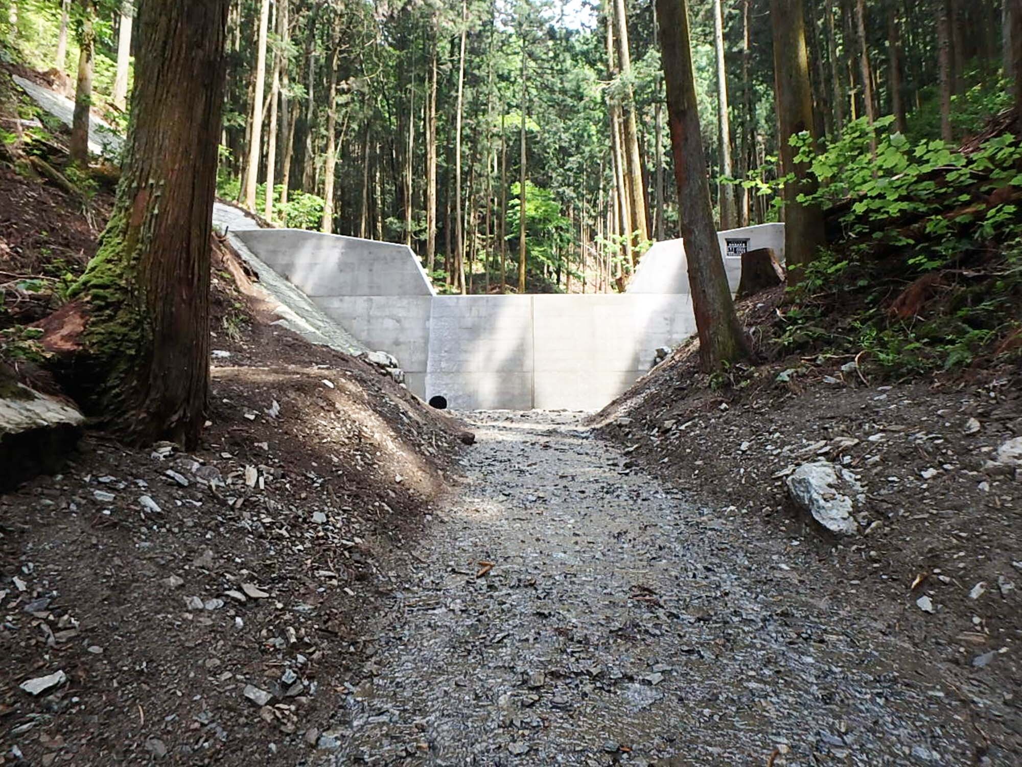 写真：復旧治山事業　東谷